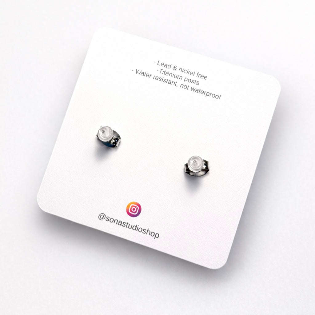 Ghost Stud Earrings