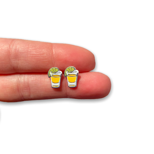 Tequila Shot Glass Earrings