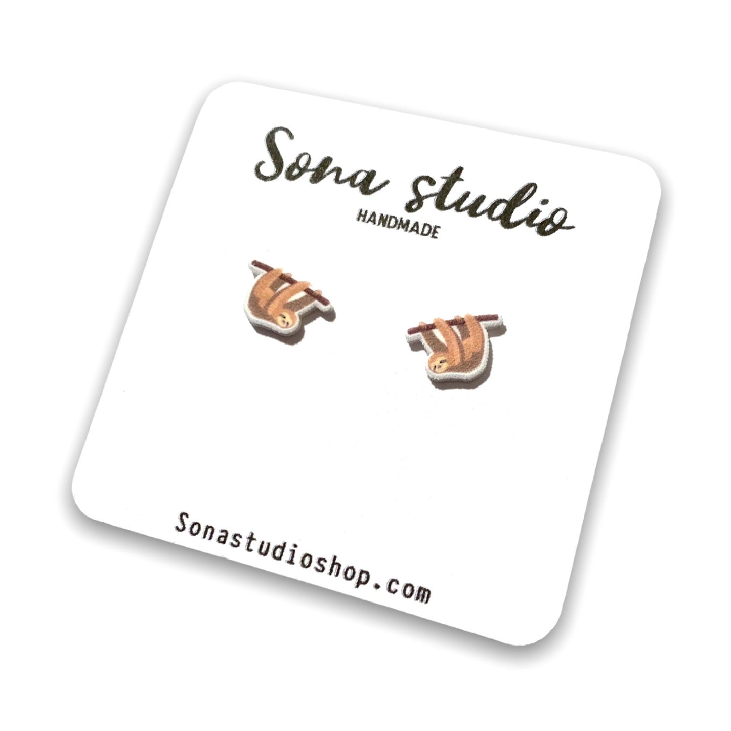 Hangin Around Sloth Earrings