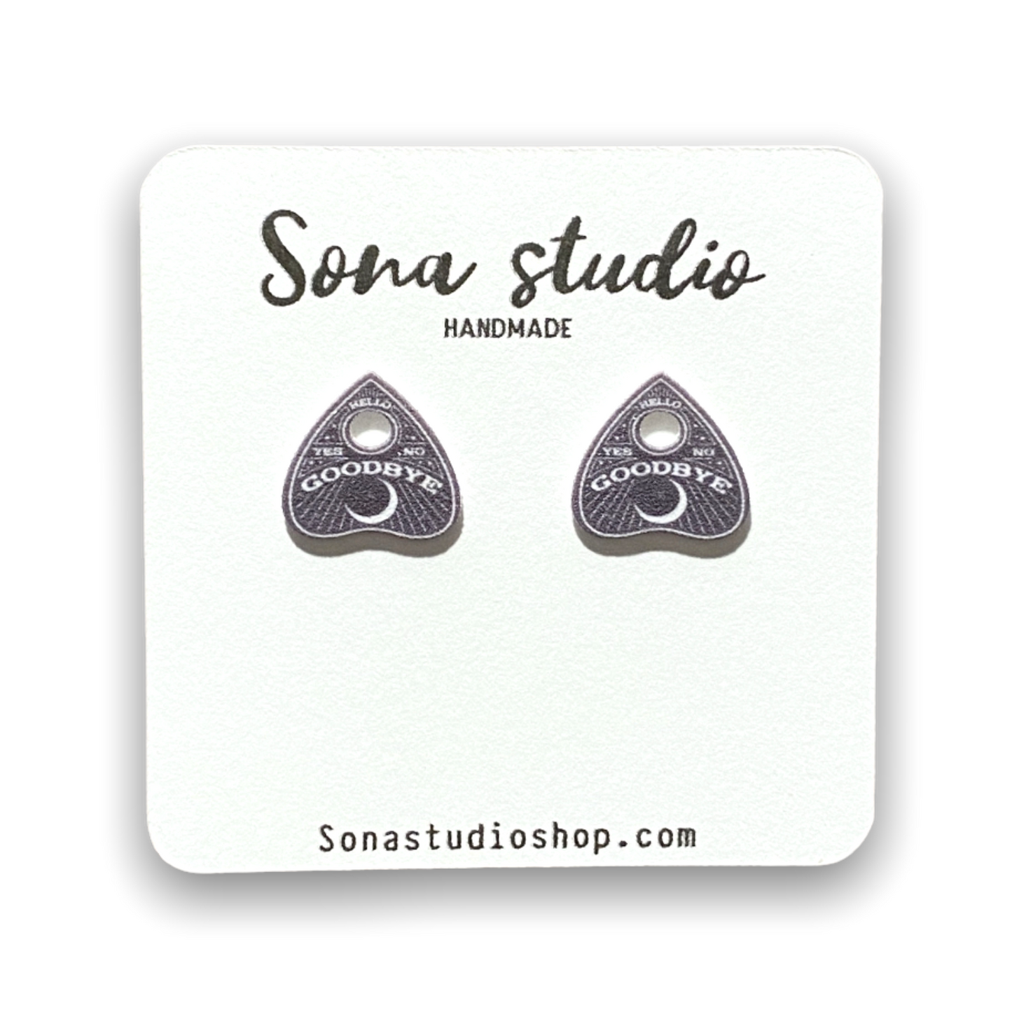 Ouija Board Planchette Earrings