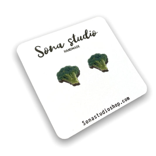Broccoli Earrings