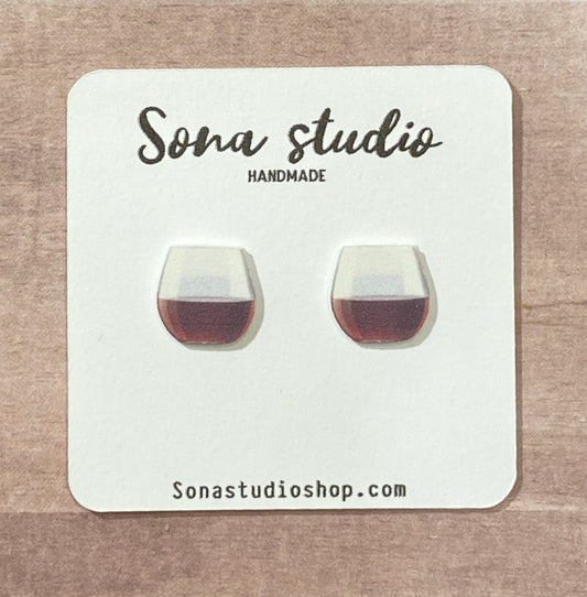Red Wine Earrings