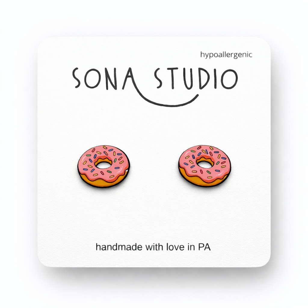 Donut Earrings
