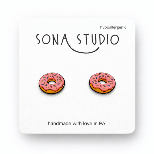 Donut Earrings