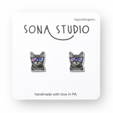 Cool Cat Earrings