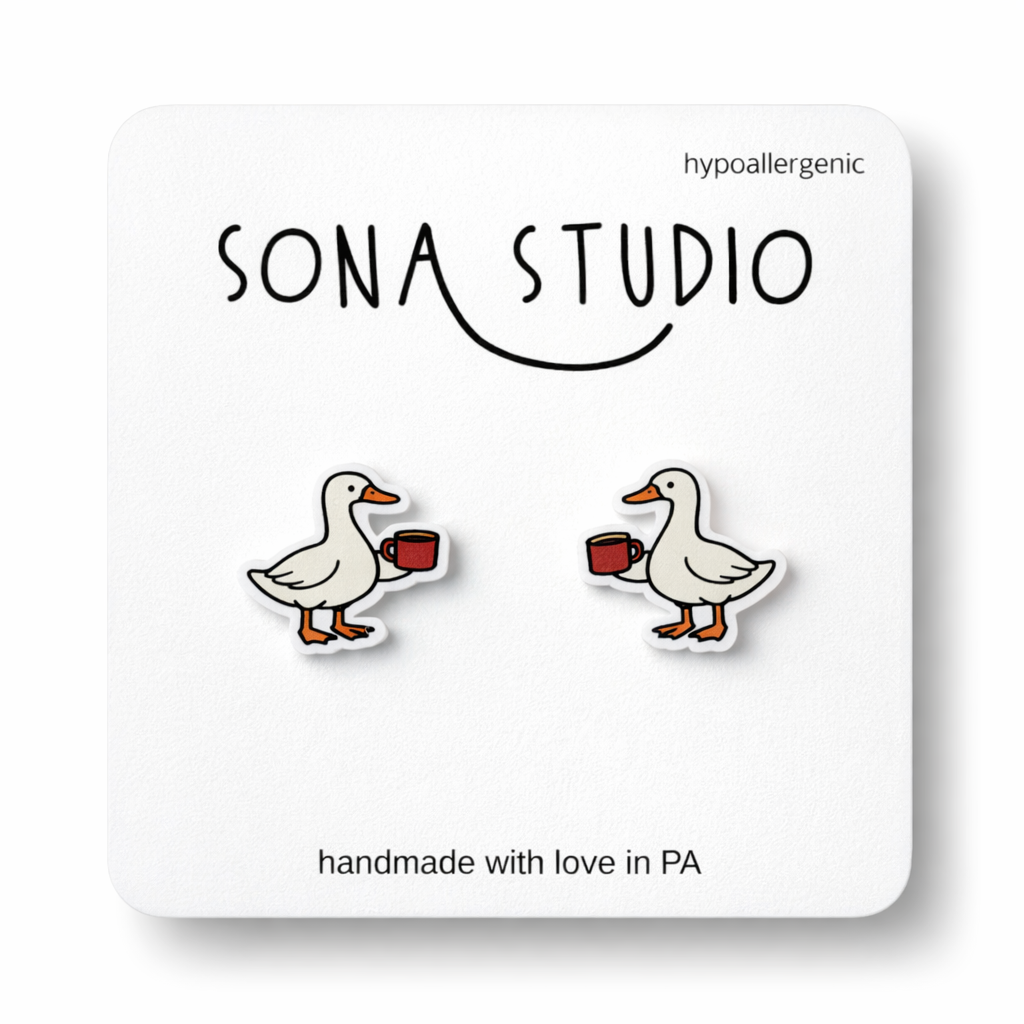 Silly Goose Earrings