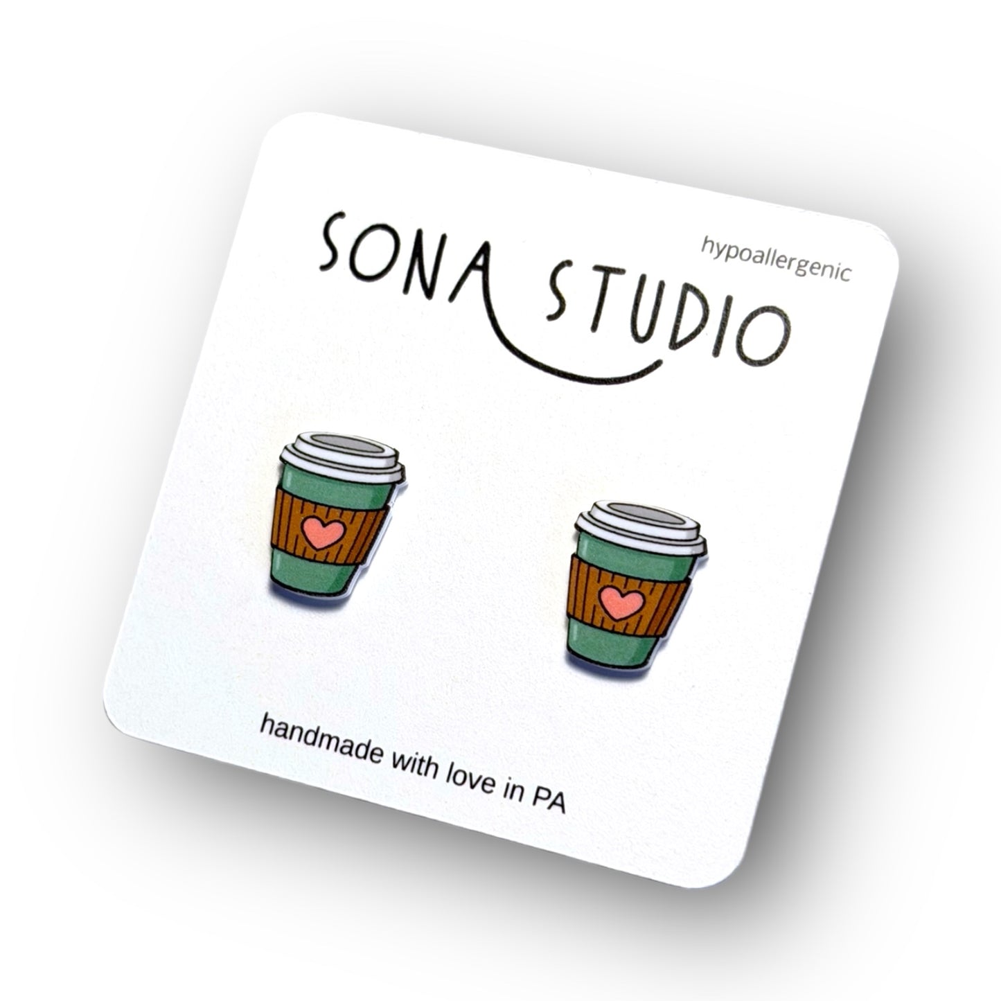 Coffee Earrings