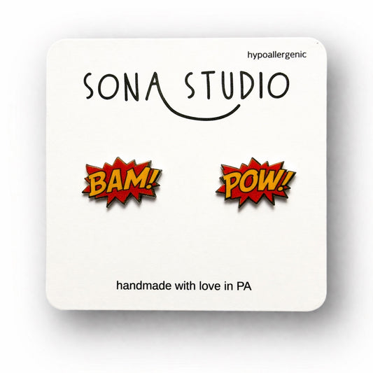 Comic Earrings