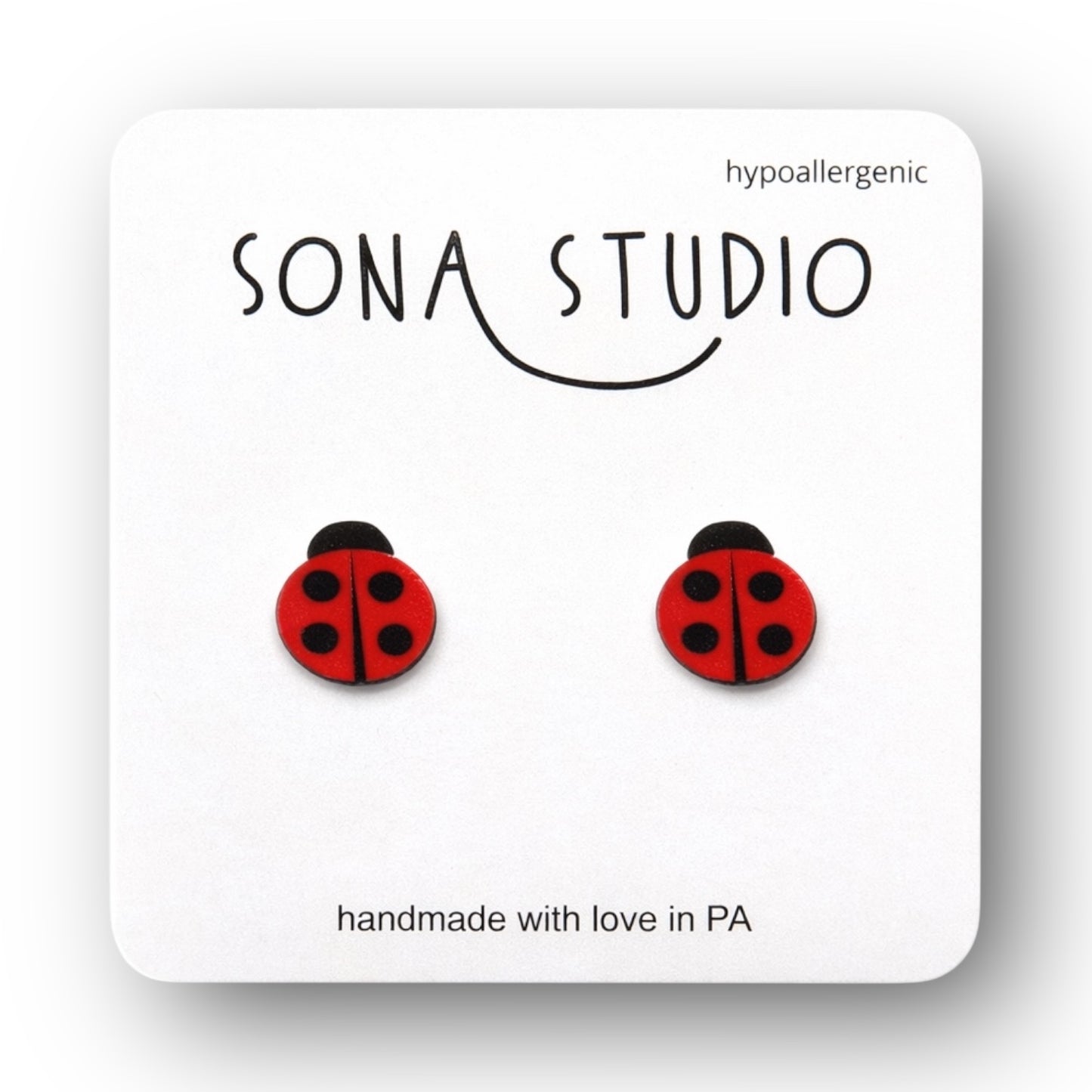 Ladybug Earrings