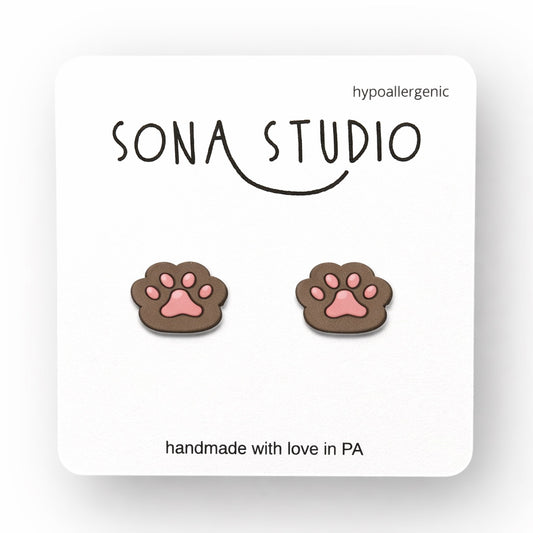 Toe Bean Earrings
