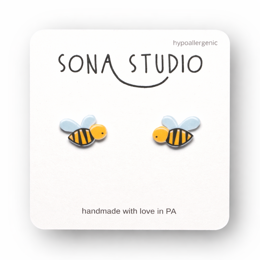Bumble Bee Earrings