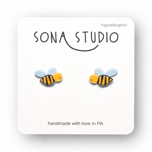 Bumble Bee Earrings