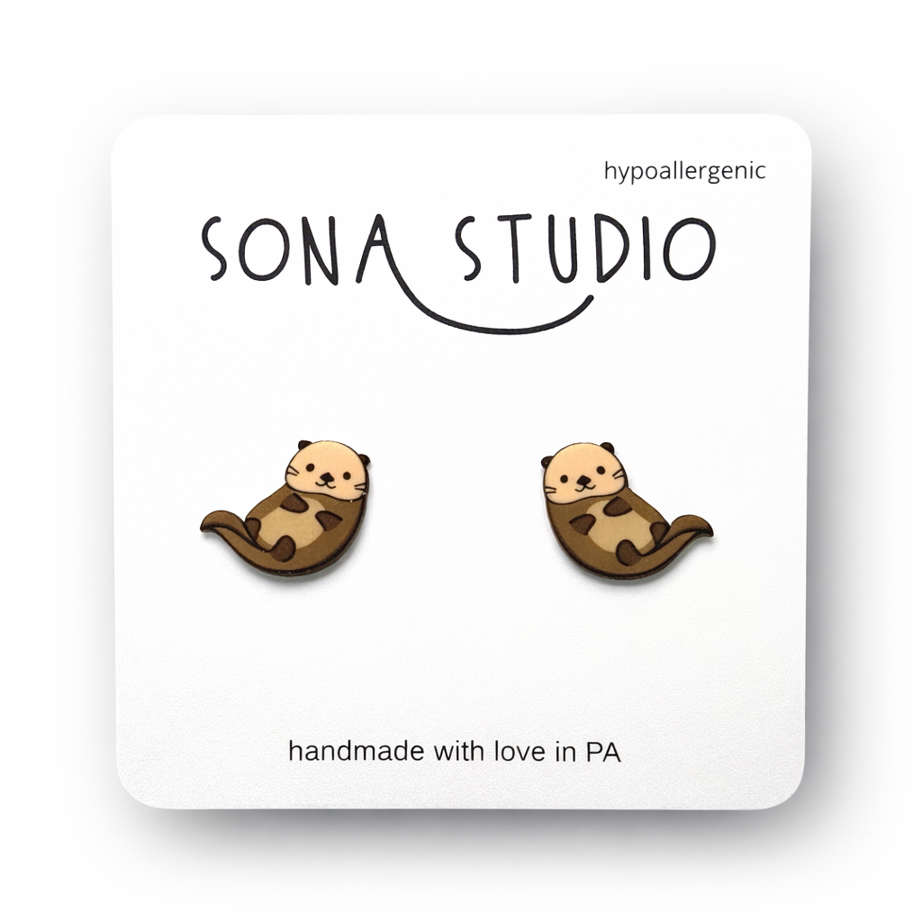 Otter Earrings