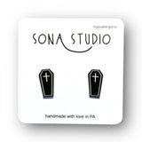 Coffin Earrings