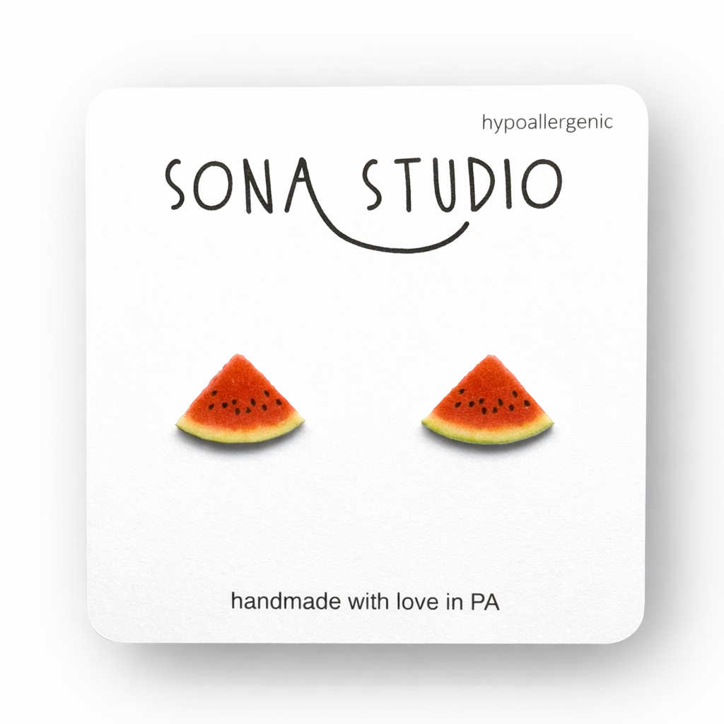 Watermelon Earrings