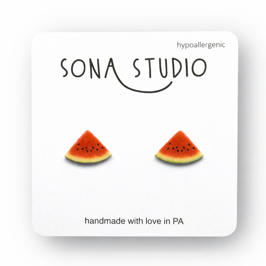 Watermelon Earrings