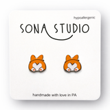 Corgi Butt Earrings
