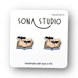 Books & Dragons Earrings