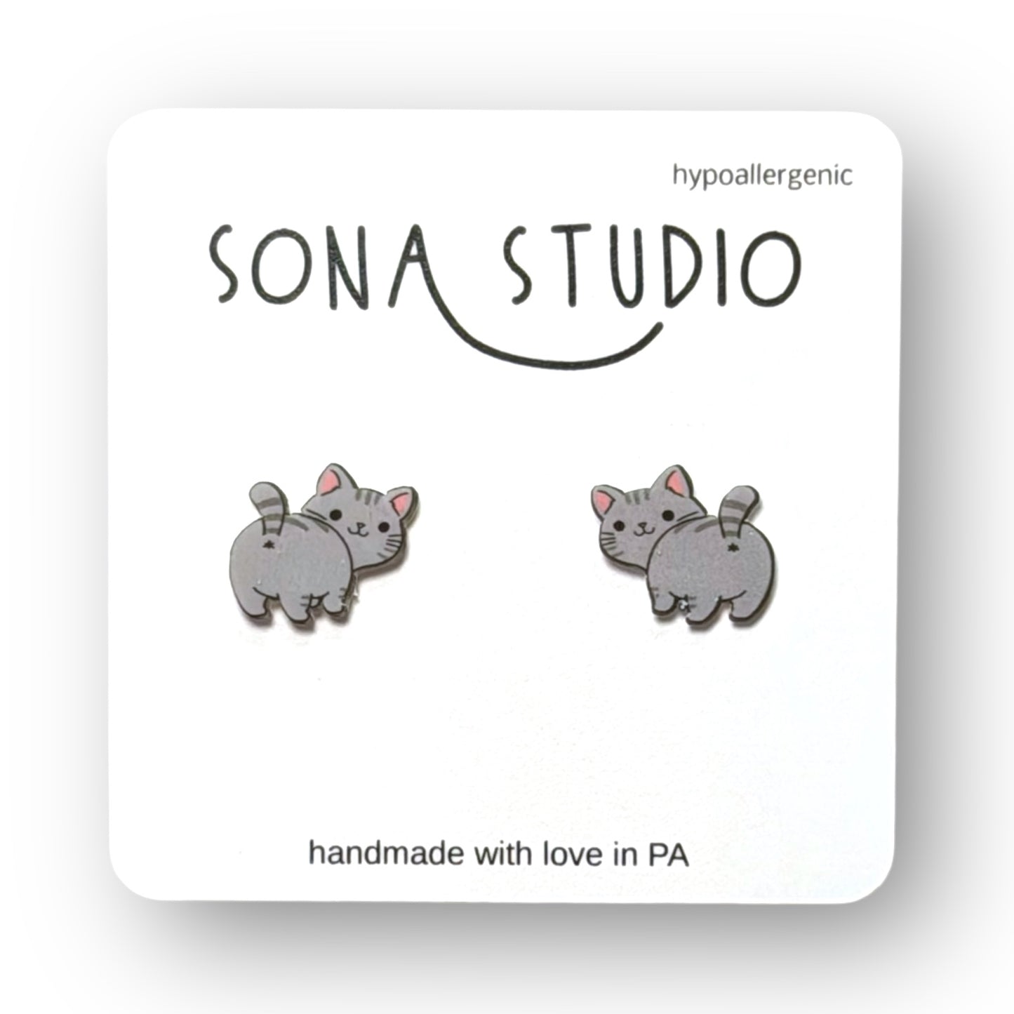 Proud Kitty Earrings