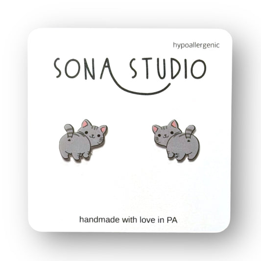 Proud Kitty Earrings