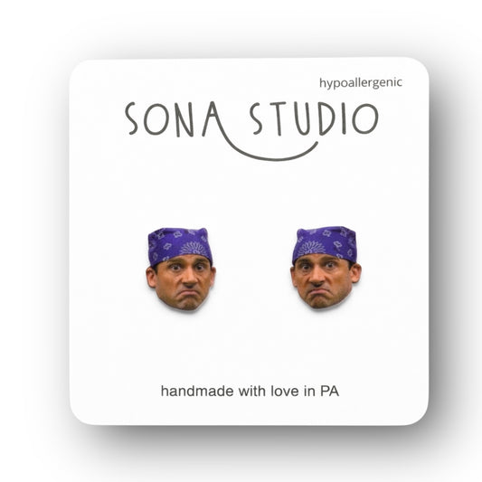 Prison Mike (The Office) Earrings
