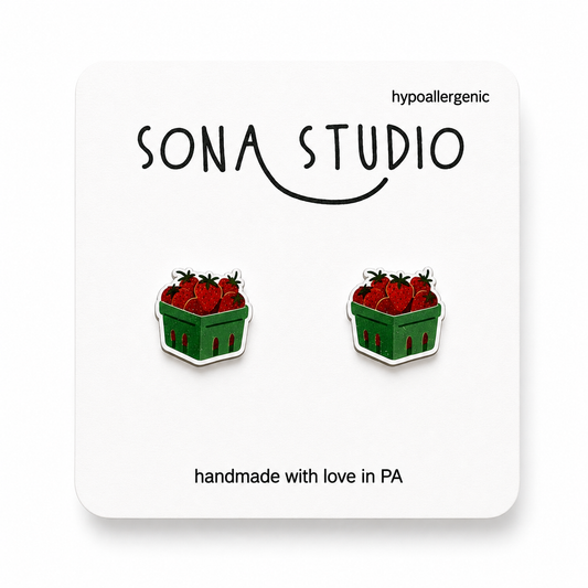 Strawberries Earrings