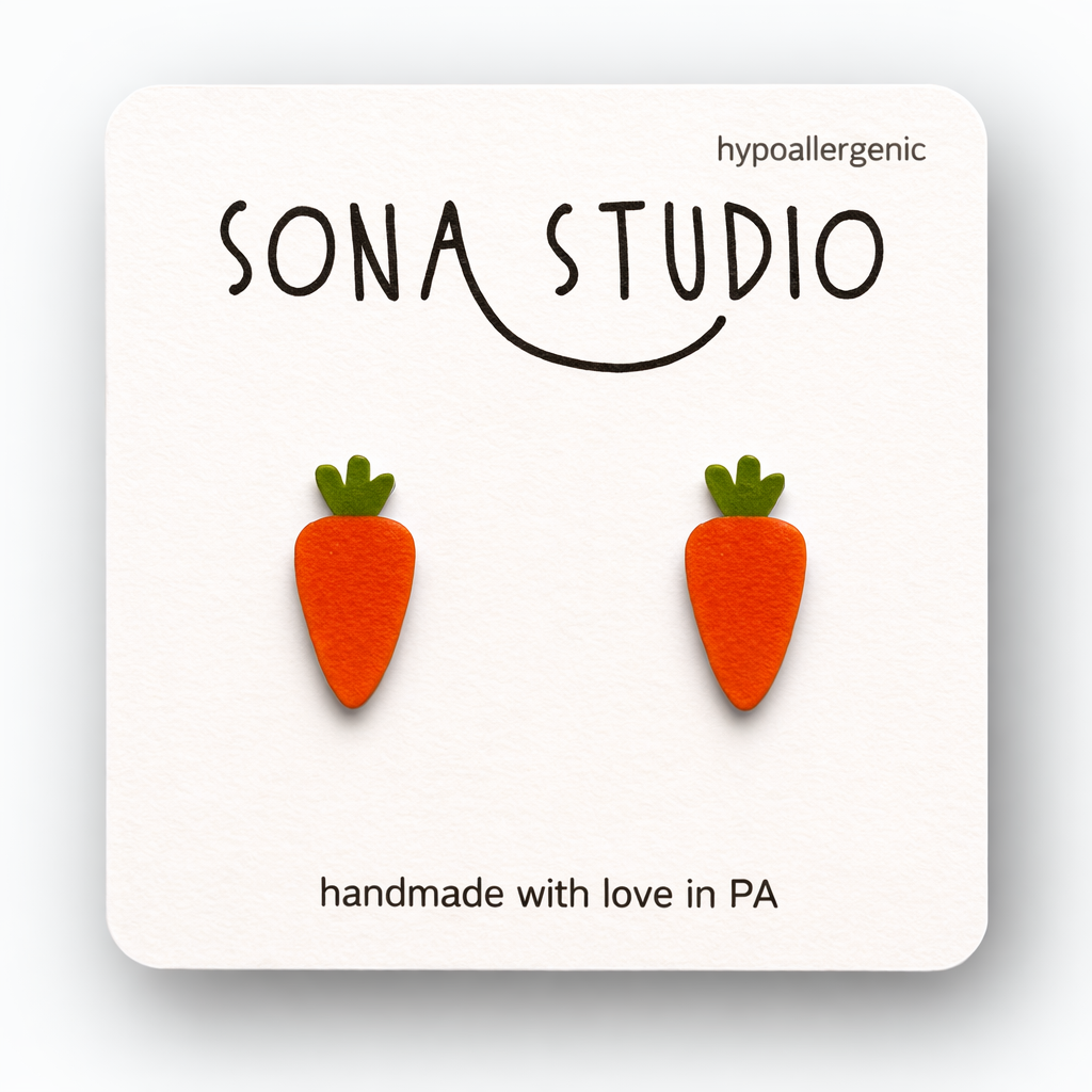Carrot Earrings