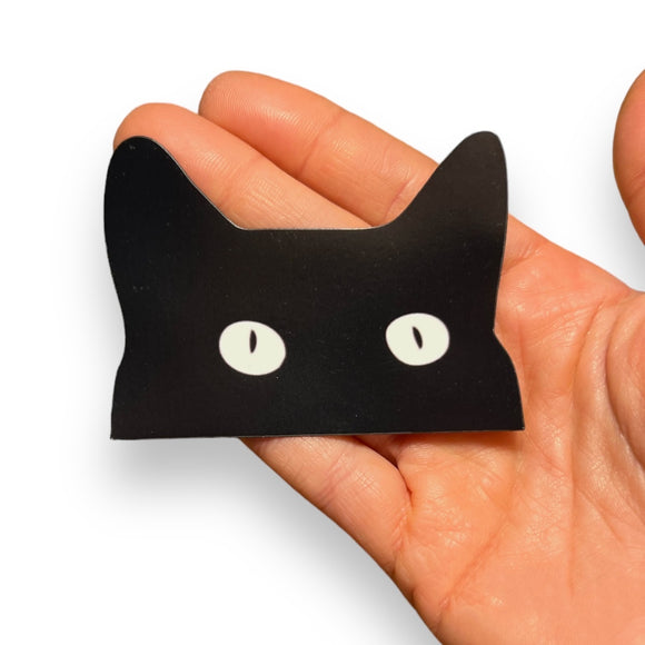 Black Cat Magnet