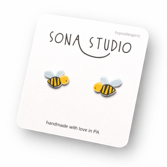 Bumble Bee Earrings