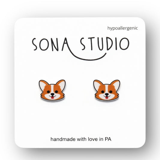 Corgi Earrings