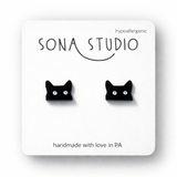 Black Cat Creepin Earrings