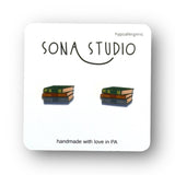 Book Earrings