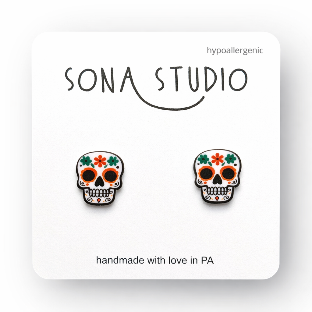 Sugar Skull Earrings