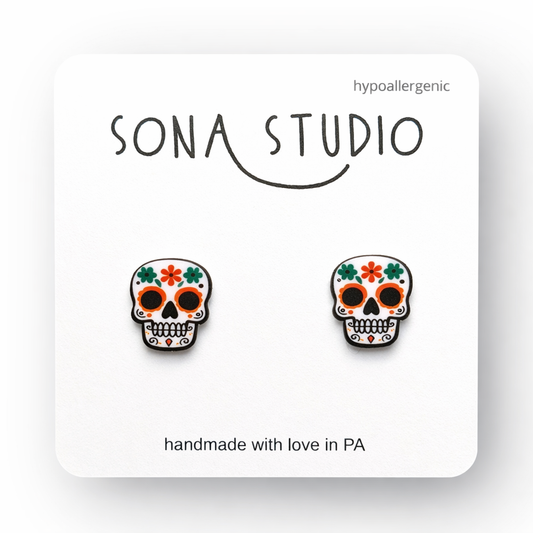 Sugar Skull Earrings