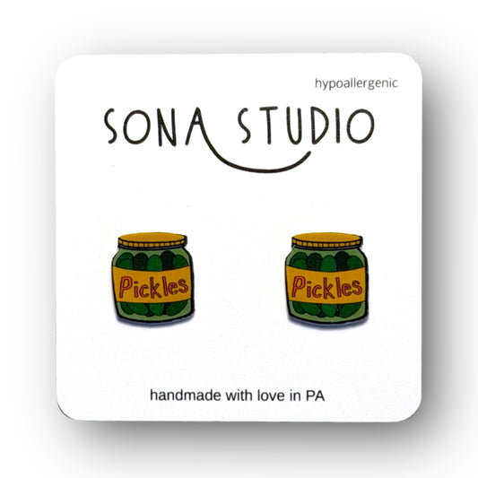 Pickle Earrings