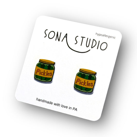 Pickle Earrings