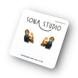 Rosie the Riveter Earrings