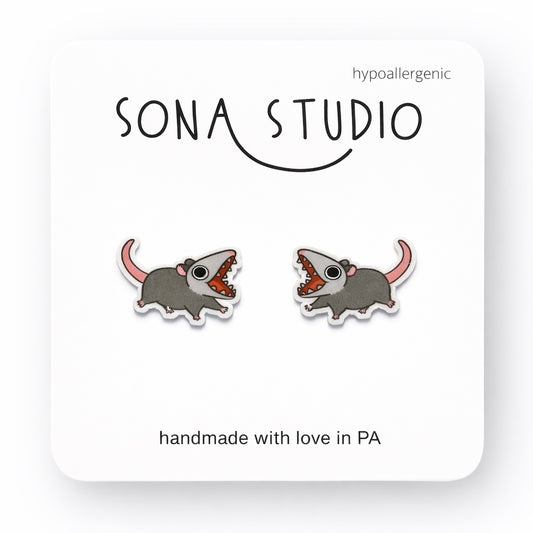 Spicy Possum Earrings