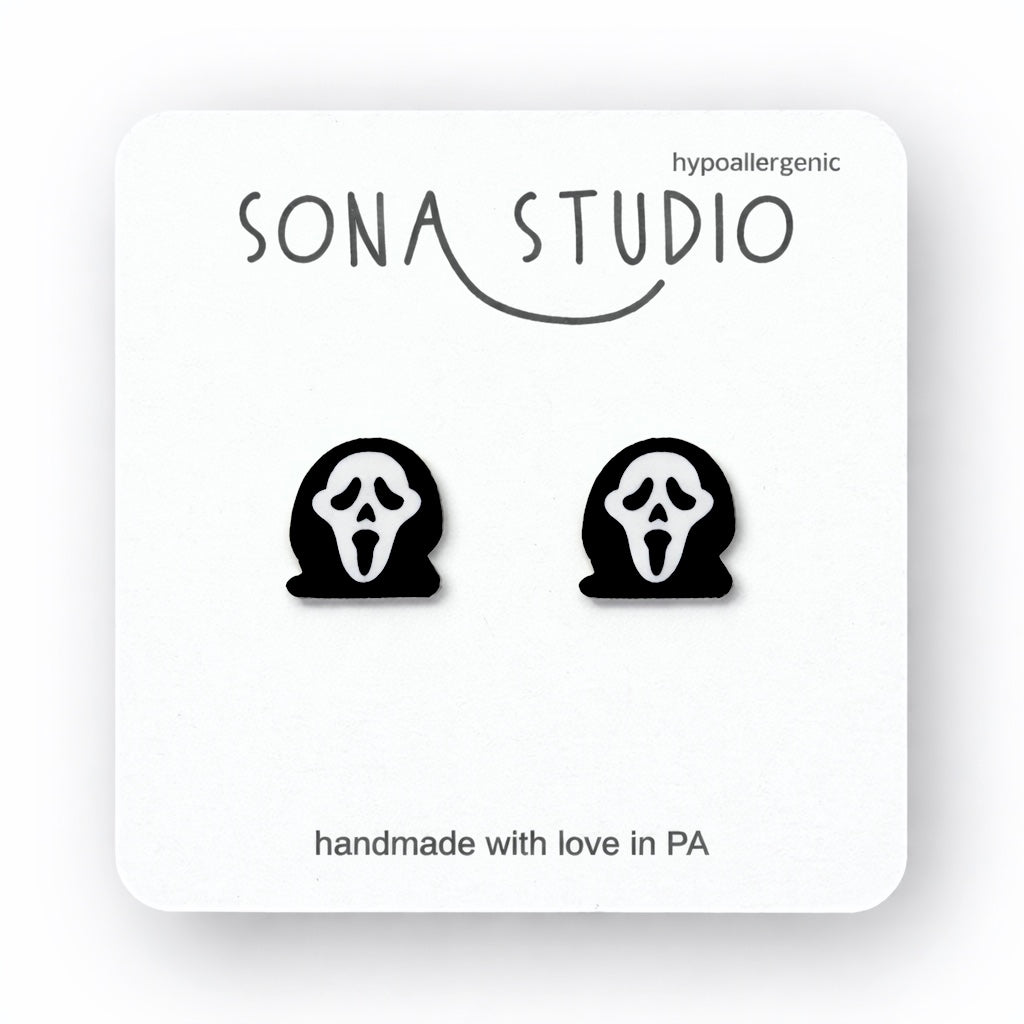 Ghostface Earrings