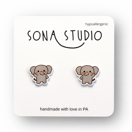Elephant Earrings
