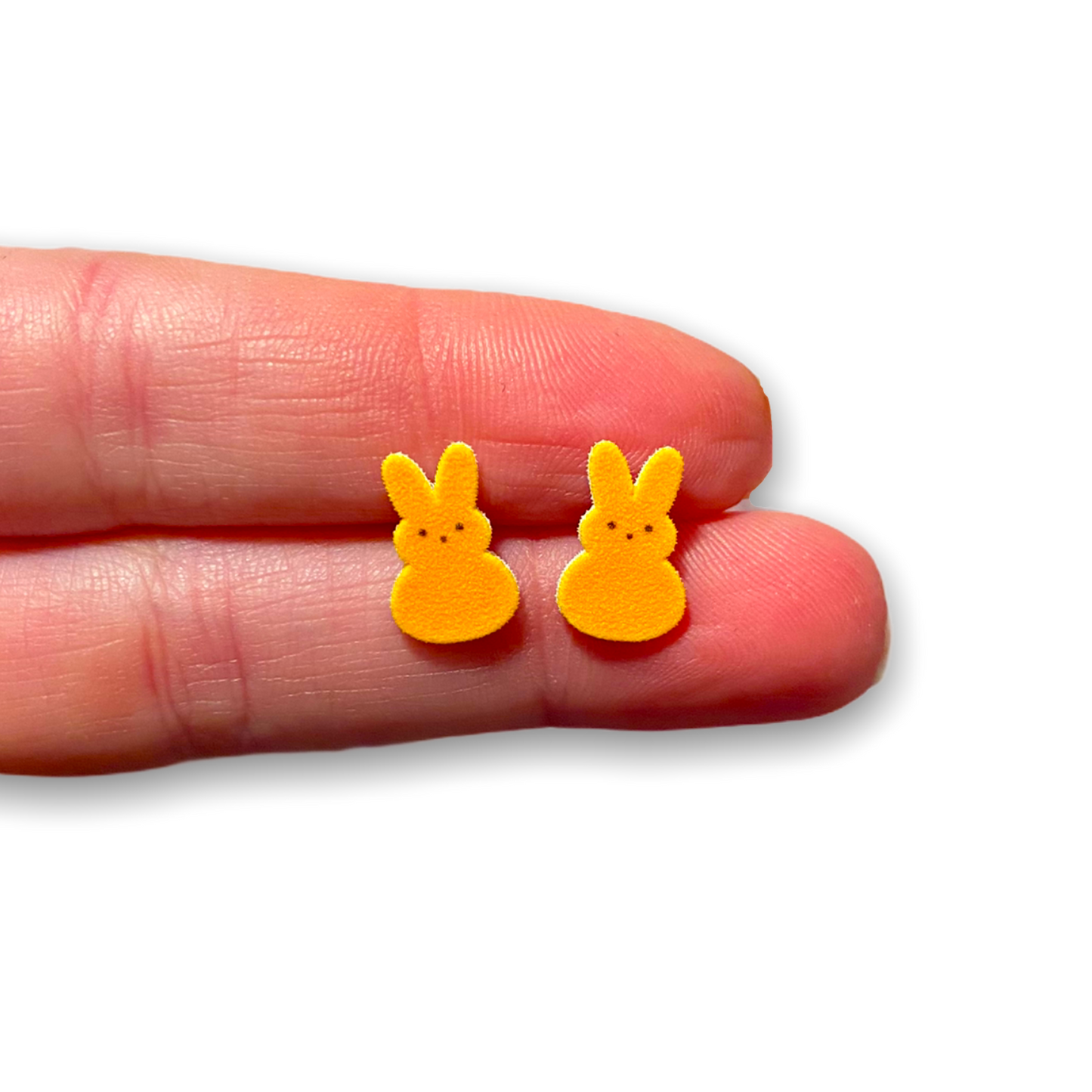 Marshmallow Bunny Earrings