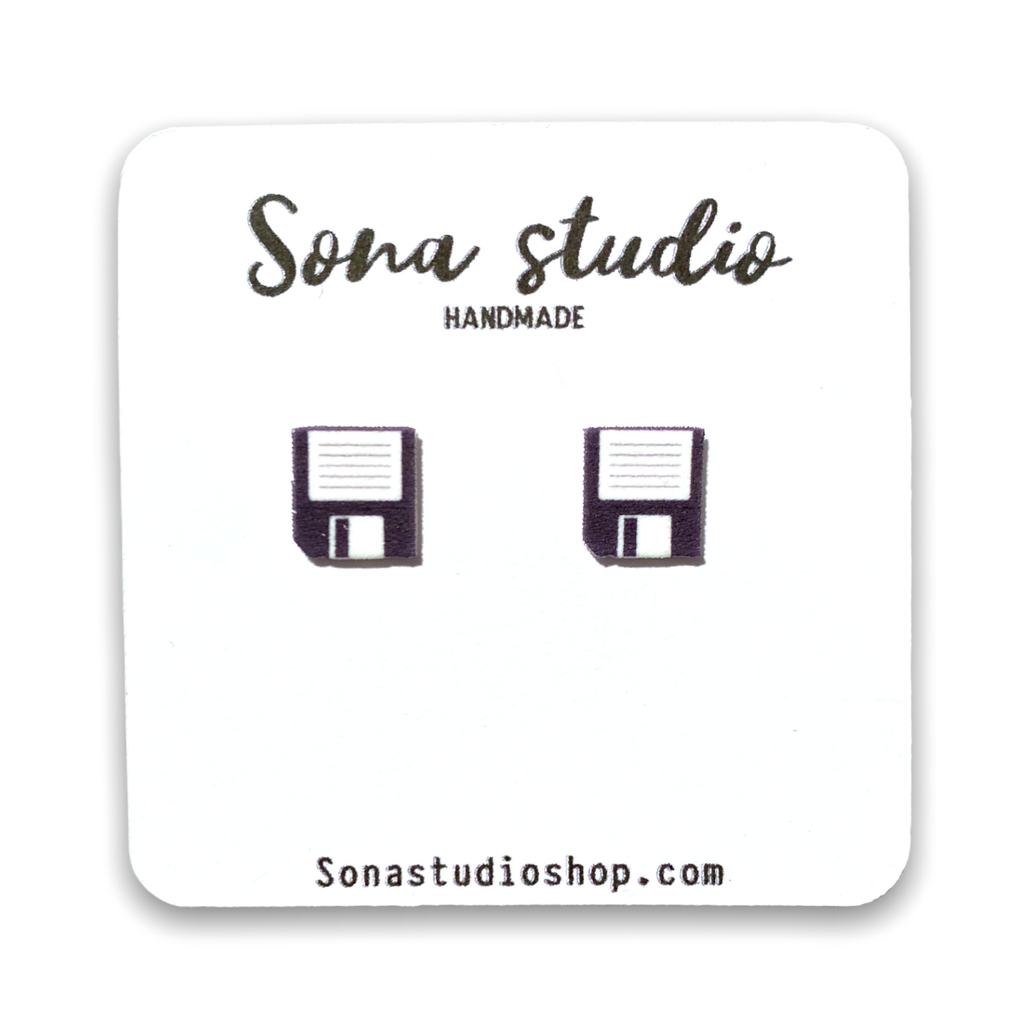 Floppy Disk Earrings