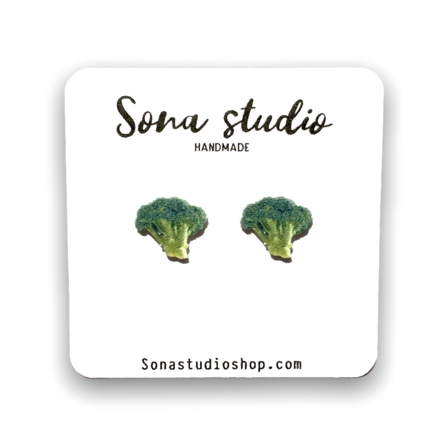 Broccoli Earrings