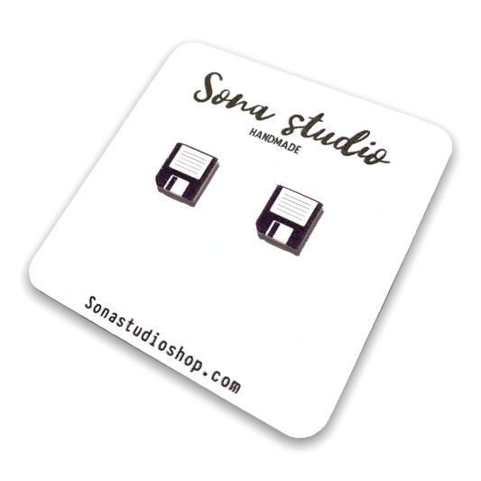 Floppy Disk Earrings