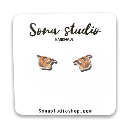 Hangin Around Sloth Earrings