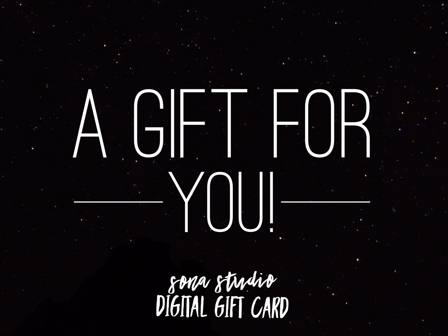 Digital Gift Card