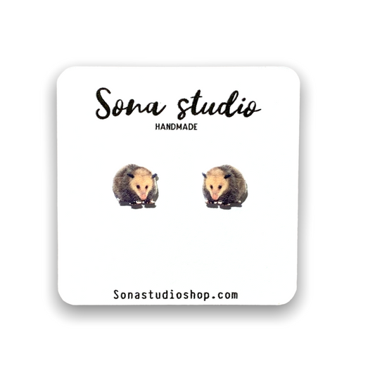 Possum Earrings