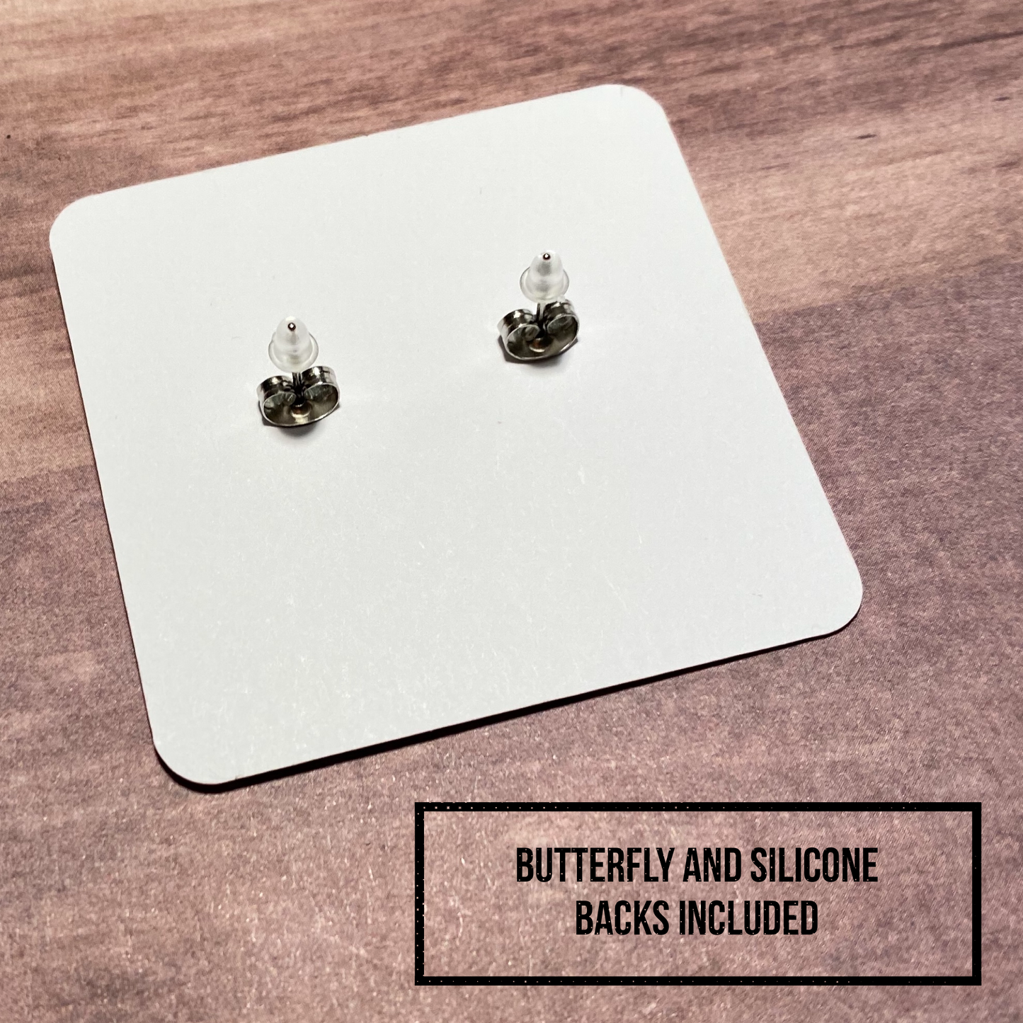 Thin Red Line -Firefighter Earrings