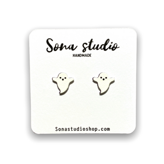 Ghost Stud Earrings