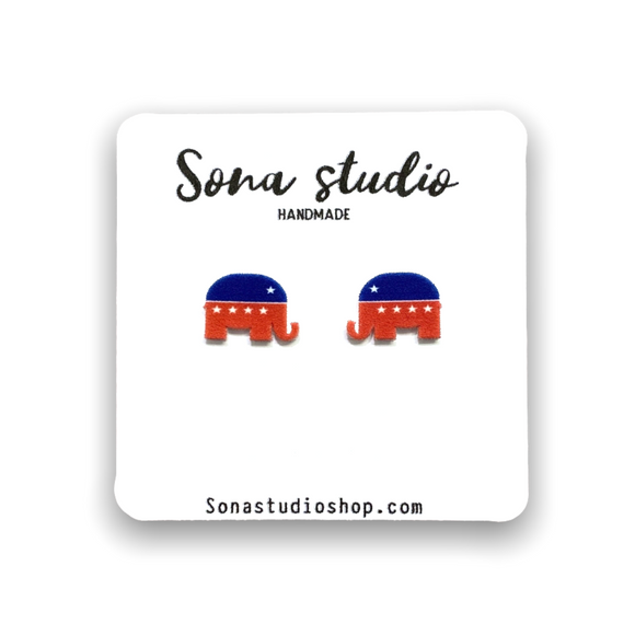 Republican Symbol Earrings